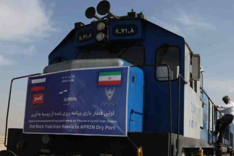 Era Baru Logistik Eurasia: Kereta Kargo Rusia-Iran Beroperasi Penuh Melalui Koridor INSTC