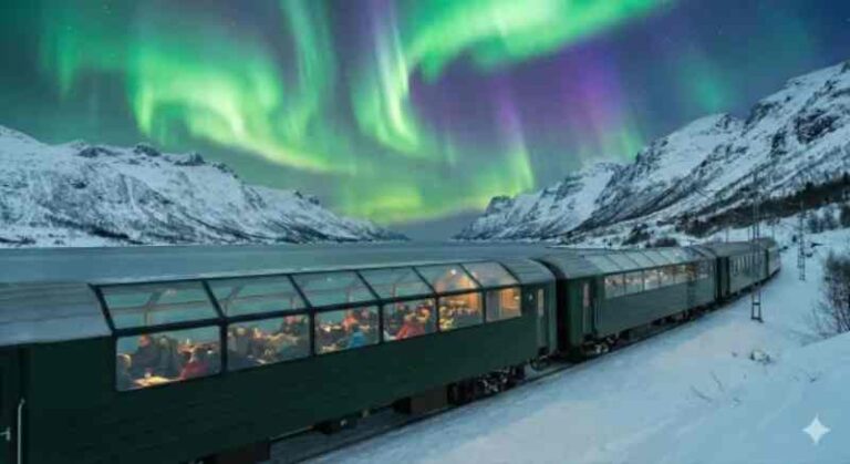 Menembus Gelap Arktik: Kereta Malam Panoramik Aurora Pertama di Dunia Resmi Meluncur