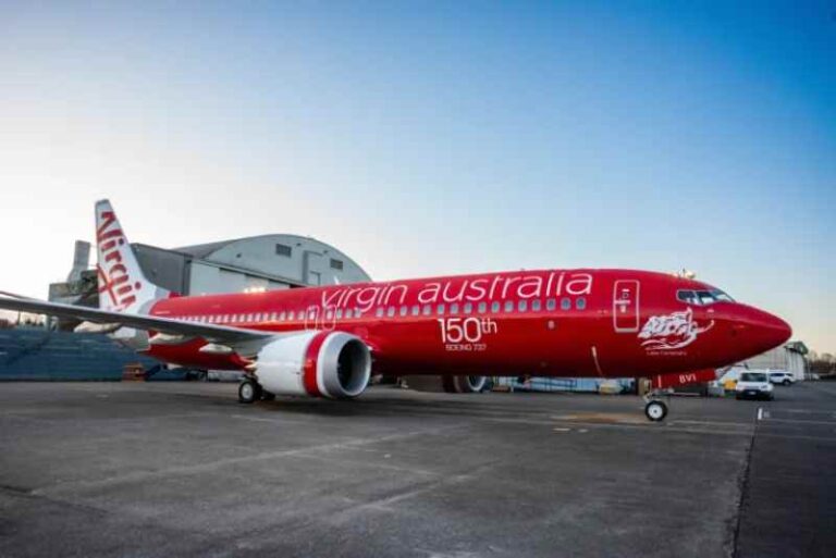 Virgin Australia Luncurkan Pesawat ke-150 dengan Livery Retro yang Mencolok