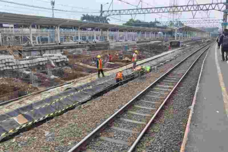 Rampung Juli 2026, Begini Kondisi Pembangunan Peron 6 – 8 Stasiun Bogor